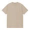 Carhartt WIP S/S Script Embroidery - Fleur De Sel / White - Streetart.fr