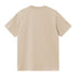Carhartt WIP S/S Script Embroidery - Fleur De Sel / White - Streetart.fr