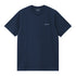 Carhartt WIP S/S Script Embroidery - Jupiter / White - Streetart.fr