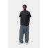 Carhartt WIP S/S Script Embroidery T-Shirt - Dark Navy / White - Streetart.fr
