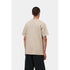 Carhartt WIP S/S Script Embroidery T-Shirt - Fleur De Sel / Black - Streetart.fr