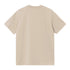 Carhartt WIP S/S Script Embroidery T-Shirt - Fleur De Sel / Black - Streetart.fr