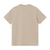 Carhartt Wip S/S Script Embroidery T-Shirt - Fleur De Sel / White - Streetart.fr