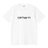 Carhartt WIP S/S Script - White / Black - Streetart.fr