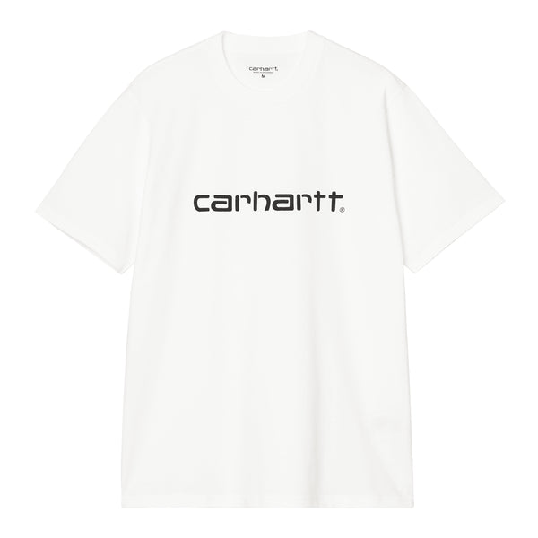 Carhartt WIP S/S Script - White / Black — t-shirt