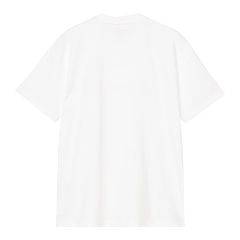 Carhartt WIP S/S Script - White / Black - Streetart.fr