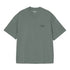 Carhartt WIP S/S Signature Script - Silver Pine / Jupiter - Streetart.fr