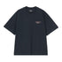 Carhartt Wip S/S Signature Script T-Shirt - Deep Night / Glassy Pink - Streetart.fr