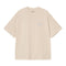 Carhartt Wip S/S Signature Script T-Shirt - Fleur De Sel / Citadel - Streetart.fr