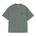 Carhartt Wip S/S Signature Script T-Shirt - Silver Pine / Jupiter - Streetart.fr