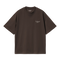 Carhartt WIP S/S Signature Script T-Shirt - Tobacco / Natural - Streetart.fr
