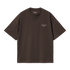 Carhartt WIP S/S Signature Script T-Shirt - Tobacco / Natural - Streetart.fr