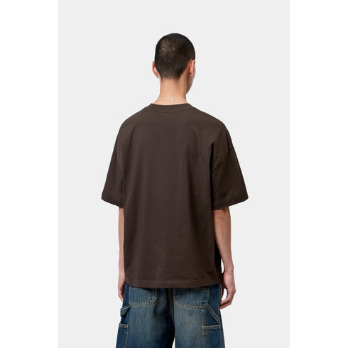 Carhartt WIP S/S Signature Script T-Shirt - Tobacco / Natural - Streetart.fr