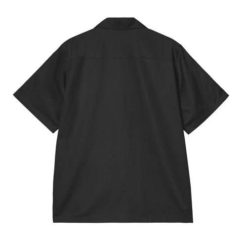 Carhartt WIP S/S Signet Shirt Tencel - Black - Streetart.fr