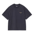 Carhartt WIP S/S Signtaure Script T-Shirt - Dark Navy / Wip Dusty H Brown - Streetart.fr