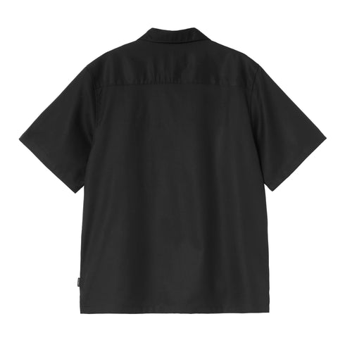 Carhartt WIP S/S Travon Shirt - Black / Wax - Streetart.fr