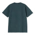 Carhartt Wip S/S Vista T-Shirt - Deep Lagoon Garment Dyed - Streetart.fr