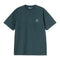Carhartt Wip S/S Vista T-Shirt - Deep Lagoon Garment Dyed - Streetart.fr