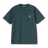 Carhartt Wip S/S Vista T-Shirt - Deep Lagoon Garment Dyed - Streetart.fr