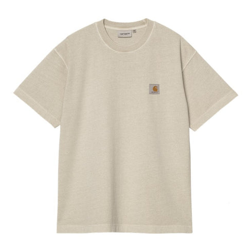 Carhartt Wip S/S Vista T-Shirt - Fleur De Sel Garment Dyed - Streetart.fr