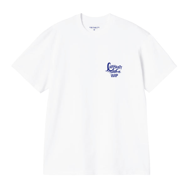 Carhartt WIP S/S Waves - White — t-shirt
