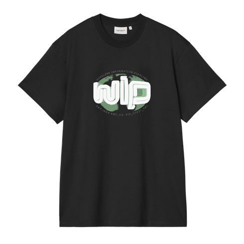 Carhartt WIP S/S Wireless T-Shirt - Black - Streetart.fr