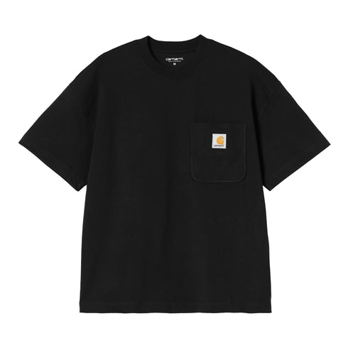 Carhartt WIP S/S Work Pocket - Black - Streetart.fr