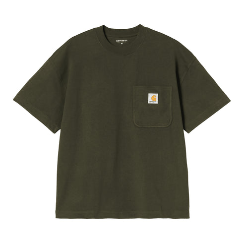 Carhartt WIP S/S Work Pocket - Olive - Streetart.fr