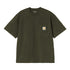 Carhartt WIP S/S Work Pocket - Olive - Streetart.fr