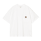 Carhartt WIP S/S Work Pocket - White - Streetart.fr