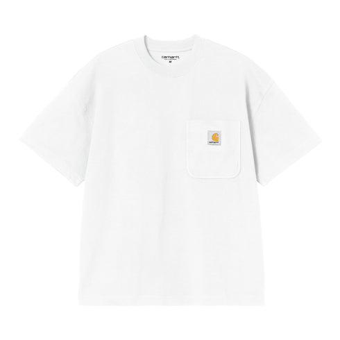 Carhartt WIP S/S Work Pocket - White - Streetart.fr