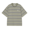 Carhartt WIP S/S Zane - Zane Stripe / Dollar Green - Streetart.fr