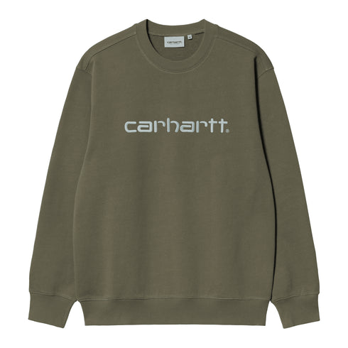 Carhartt WIP Sweat - Leaf / Tourmaline - Streetart.fr