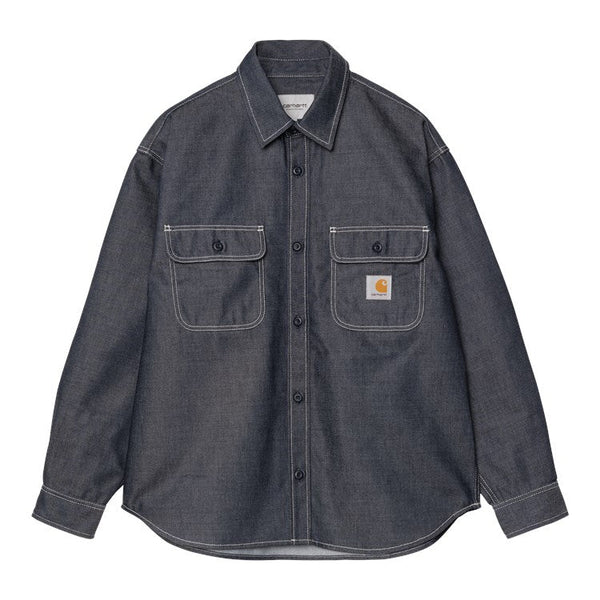 Carhartt Wip Tigan Shirt Jacket Chemise - Blue Rigid - Streetart.fr