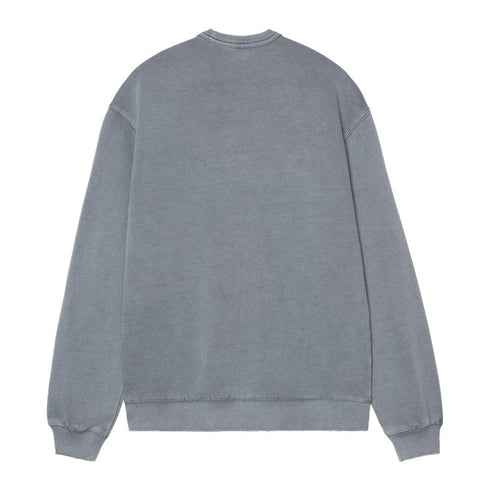 Carhartt Wip Torion Sweatshirt - Office Blue Grind Wash - Streetart.fr