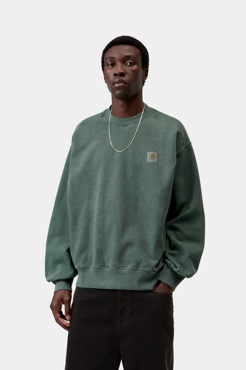 Carhartt Wip Vista Sweat - Dark Scarab Garment Dyed - I029522_3U0_GD