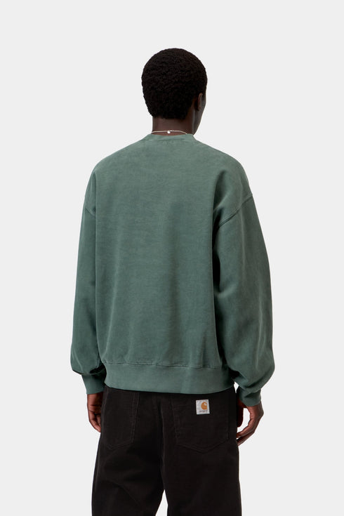 Carhartt Wip Vista Sweat - Dark Scarab Garment Dyed - I029522_3U0_GD