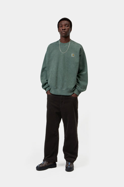 Carhartt Wip Vista Sweat - Dark Scarab Garment Dyed - I029522_3U0_GD