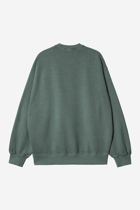 Carhartt Wip Vista Sweat - Dark Scarab Garment Dyed - I029522_3U0_GD