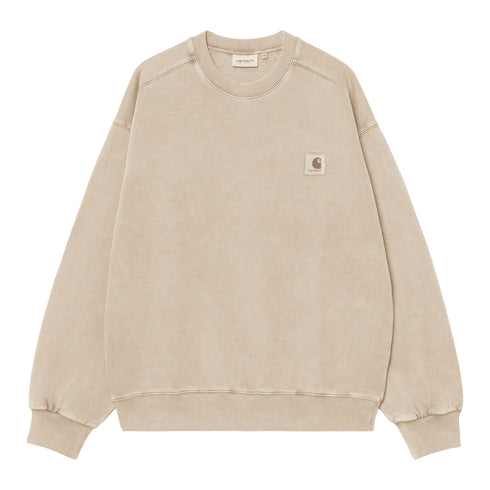 Carhartt WIP Vista Sweat - Fleur De Sel Garment Dyed - Streetart.fr