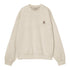 Carhartt WIP Vista Sweat - Fleur De Sel Garment Dyed - Streetart.fr