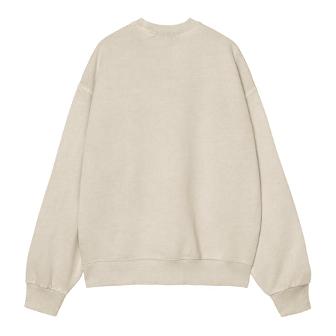Carhartt WIP Vista Sweat - Fleur De Sel Garment Dyed - Streetart.fr