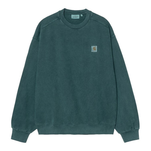 Carhartt Wip Vista Sweat Sweatshirt - Deep Lagoon Garment Dyed - Streetart.fr