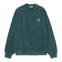 Carhartt Wip Vista Sweat Sweatshirt - Deep Lagoon Garment Dyed - Streetart.fr