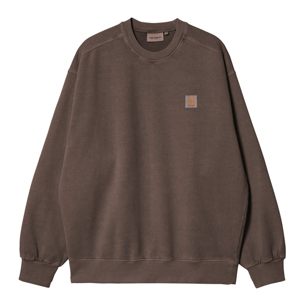Carhartt WIP Vista Sweat - Tobacco Garment Dyed - Streetart.fr