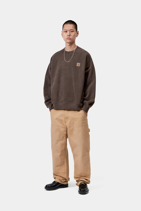 Carhartt Wip Vista Sweat - Tobacco Garment Dyed - I029522_47_GD