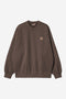 Carhartt Wip Vista Sweat - Tobacco Garment Dyed - I029522_47_GD