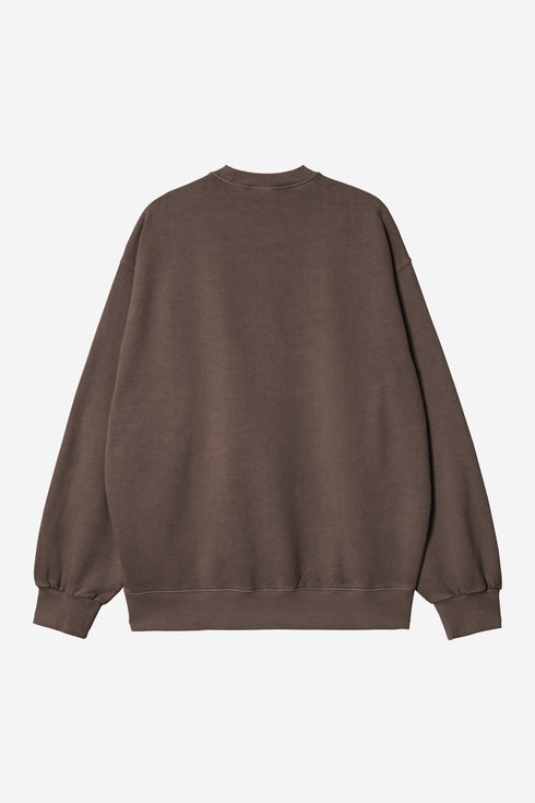 Carhartt Wip Vista Sweat - Tobacco Garment Dyed - I029522_47_GD