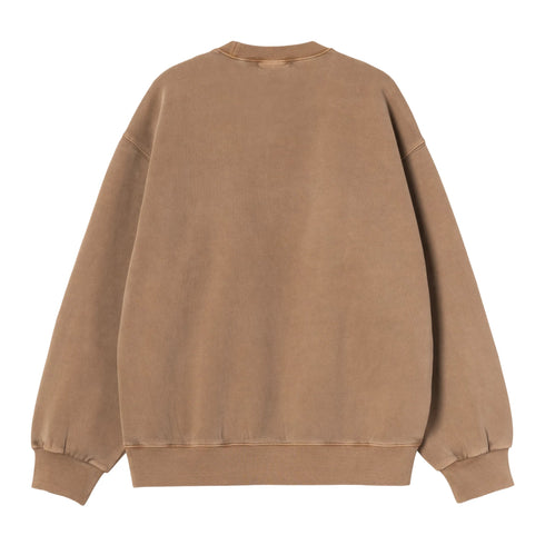 Carhartt WIP Vista Sweat - Wip H Brown Garment Dyed - Streetart.fr