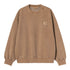 Carhartt WIP Vista Sweat - Wip H Brown Garment Dyed - Streetart.fr